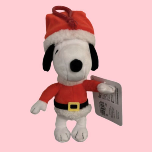 Santa Snoopy Key Chain