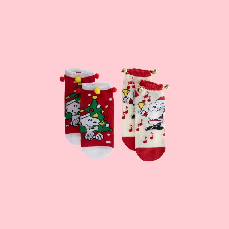 Christmas Snoopy Socks